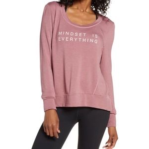 Good hYOUman Women's Sweatshirt Mauve Purple Mindset is everthing Size S